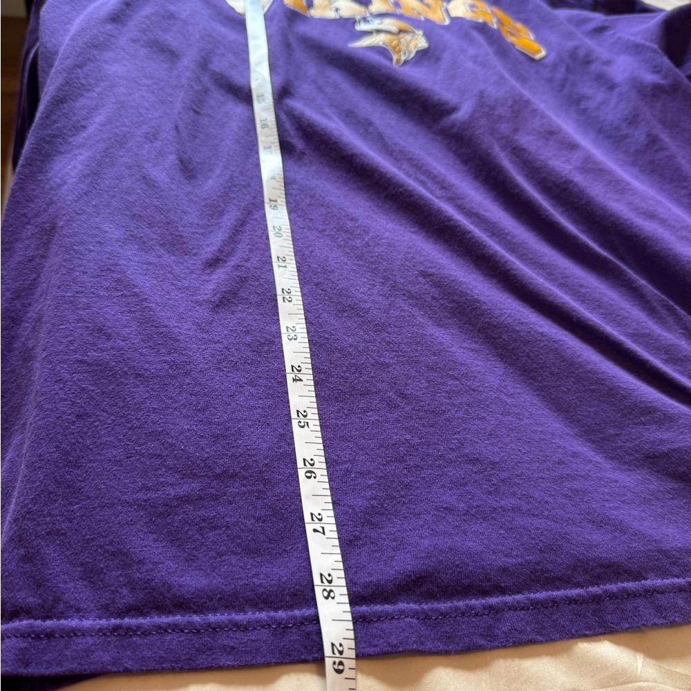 NFL Team Apparel Purple Long Sleeve Tee  Minnesota Vikings - Picture 7 of 8